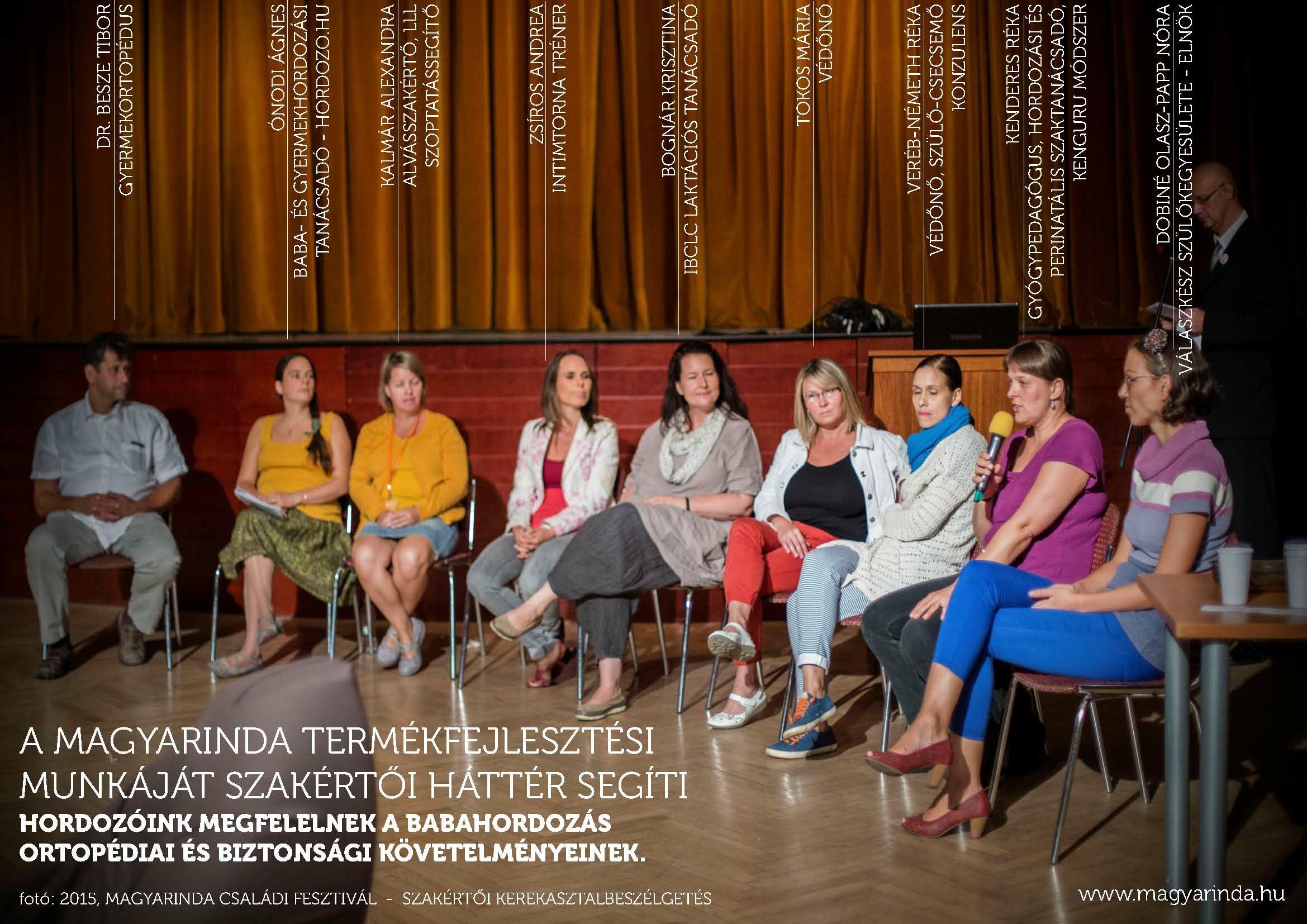 Szakértői kerekasztal beszélgetés a Magyarinda Fesztiválon 2015-ben