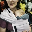 Kép 14/14 - Magyarinda Mini csatos babahordozó újszülött kortól - 3-14kg