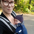 Kép 3/6 - Magyarinda Mini Sport csatos babahordozó (2,8 kg) újszülött kortól 1,5 éves korig