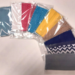 3 rétegű mosható textil szájmaszk, mintás, többféle méret 3 rétegű mosható textil szájmaszk, mintás, többféle méret
