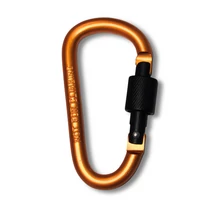 80mm alu karabíner - Narancs | Magyarinda®