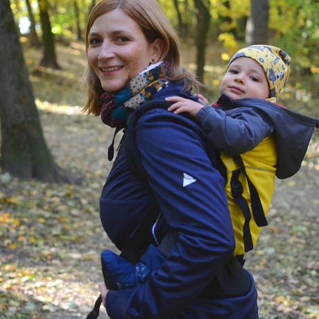 Magyarinda Óriás Kalandor csatos babahordozó OUTDOOR felhasználásra, túrázáshoz 10hónapos kortól
