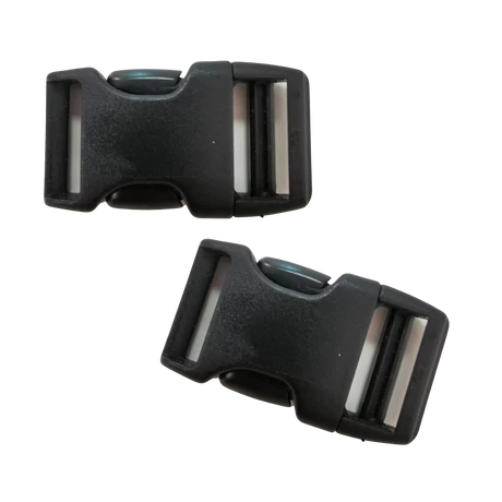 20 mm Klikk csat 1 pár - Fekete | Magyarinda®