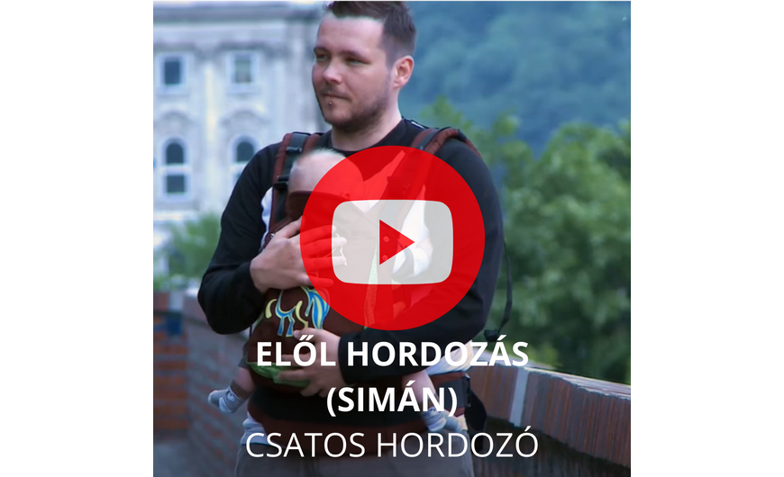 Így vedd fel a csatosod hordozódat előre simán