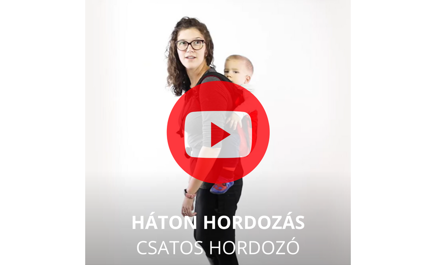 Így vedd fel a csatosod hordozódat hátra