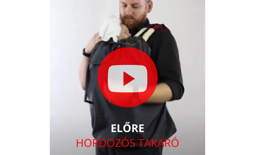 Így vedd fel a hordozós babatakarót elöl hordozáshoz