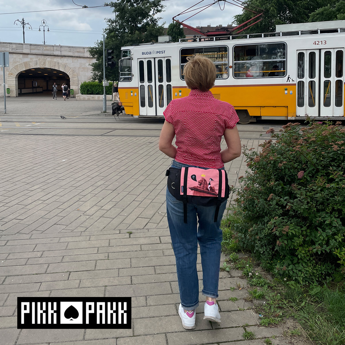 Övtáska - PIKK PAKK Prémium | Budapest Oroszlán - lazac
