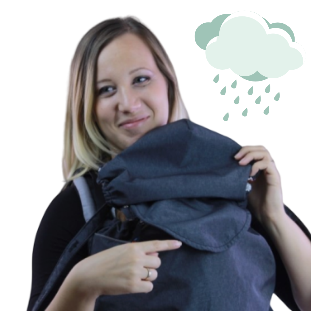Esővédő alvókapucni 3féle színben - csatos hordozó kiegészítő | Magyarinda®