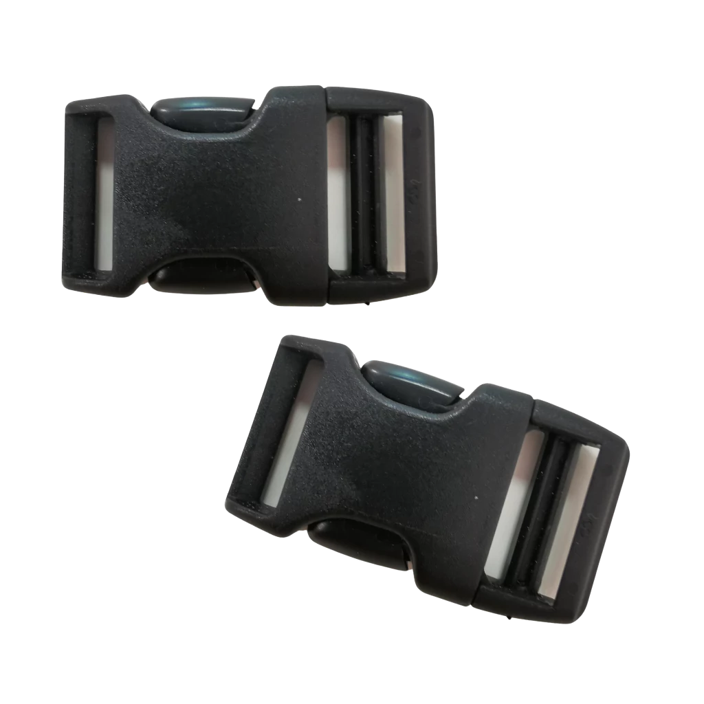 20 mm Klikk csat 1 pár - Fekete | Magyarinda®