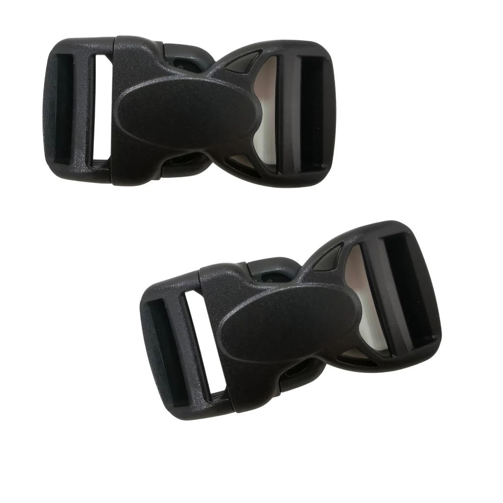25 mm Klikk duo csat 1 pár - Fekete | Magyarinda®