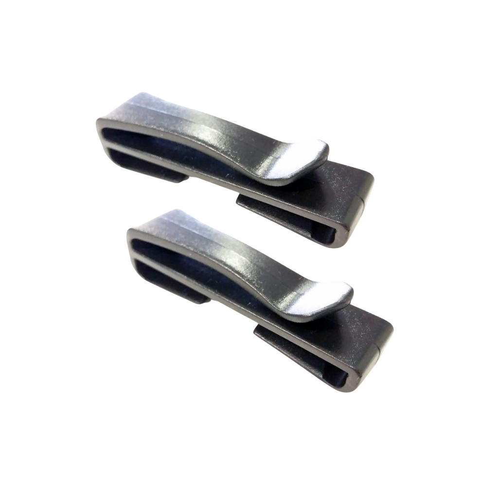 25 mm kampó 1 pár - Fekete | Magyarinda®